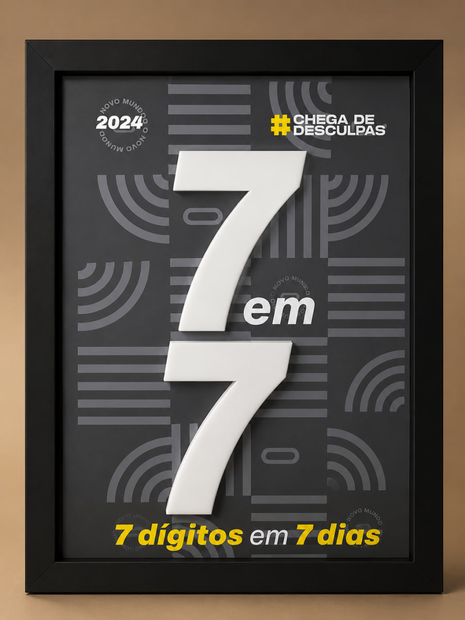 Placa 7 dígitos em 7 dias 2024